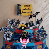 Картонена торта Батман 4/ Batman 4