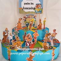 Картонена торта  СКУБИ ДУ  3 / Scooby Doo 3
