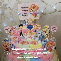 Картонена торта ПЕС ПАТРУЛ СКАЙ И ЕВЕРЕСТ 7 /  Paw Patrol Skye 7