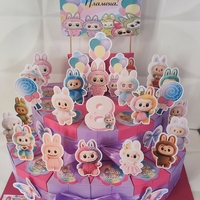 Картонена торта ЛАБУБУ 3 / LABUBU 3