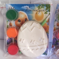 КЕРАМИЧНИ ЯЙЦА  с 3бр. боички и четка / микс модели/