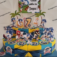 Картонена торта  СОНИК 7 / Sonic 7