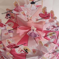Картонена торта Барби 8 / Barbie 8