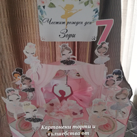 Картонена торта БАЛЕРИНИ 9
