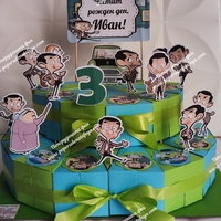 Картонена торта Мистър Бийн 8 / Mr.Bean 8