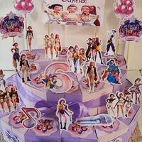 Картонена торта K-POP DEMON HUNTERS / Кей-поп: Ловци на демони