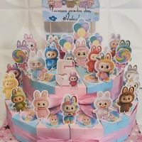 Картонена торта  ЛАБУБУ 2 / LABUBU 2