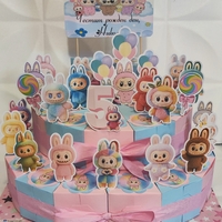 Картонена торта  ЛАБУБУ 2 / LABUBU 2