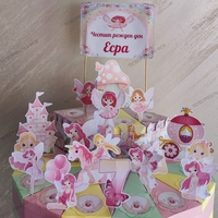 Картонена торта  Феи 8 / Fairies