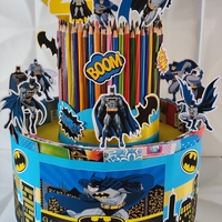 Торта от книжки и моливи Батман / Batman