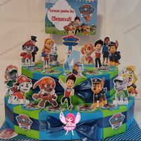 Картонена торта ПЕС ПАТРУЛ 8 / Кучешки патрул 8 / Paw Patrol 8