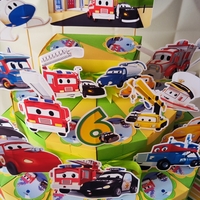 Картонена торта ПАТРУЛИРАЩИ КОЛИ 2/ Car partol