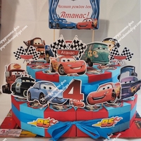 Картонена торта Маккуин 1 / Mcqueen 1