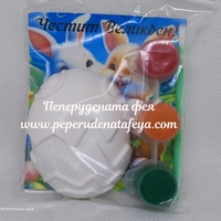 КЕРАМИЧНИ ЯЙЦА  с 3бр. боички и четка / микс модели/