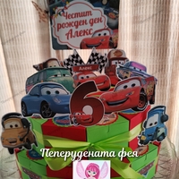 Картонена торта Маккуин 6 / Mcqueen 6