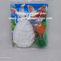 КЕРАМИЧНИ ЯЙЦА  с 3бр. боички и четка / микс модели/