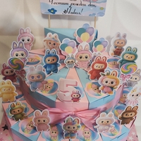 Картонена торта  ЛАБУБУ 2 / LABUBU 2