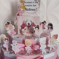 Картонена торта БАЛЕРИНИ 3