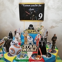 Картонена торта Star Wars / Междузвездни войни