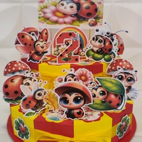 Картонена торта Сладката калинка 1