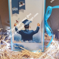 Кутия за пари с шоколад Merci  за абитуриент