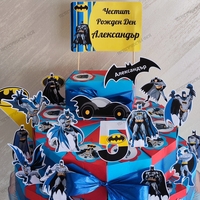 Картонена торта Батман 4/ Batman 4