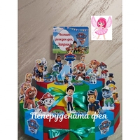 Картонена торта ПЕС ПАТРУЛ 8 / Кучешки патрул 8 / Paw Patrol 8