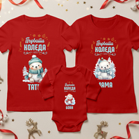 Семеен коледен комплект- Семейство мечета