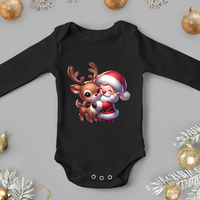 Бебешко боди -Еленче с дядо Коледа