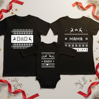 Семеен коледен комплект- Мама и Тати