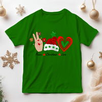 Коледна Тениска -Peace & Love Edition