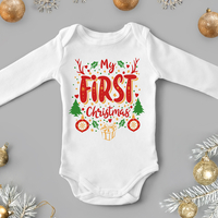 Бебешко боди -Първа Коледа