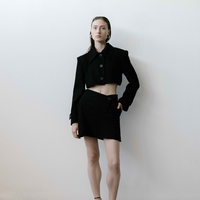 TRIANGLE BLACK SKIRT