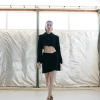 TRIANGLE BLACK SKIRT