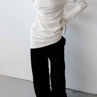 TRIANGLE BLACK TROUSERS