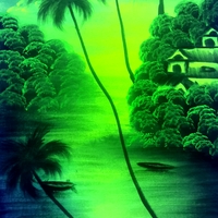 Hanmade UV LED Painting 