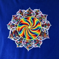 Rainbow Sun Embroidery T-shirt
