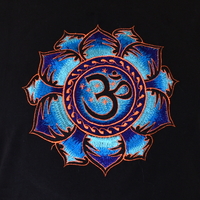 Lotus with OM Embroidery T-shirt