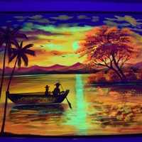 Handmade UV LED Painting 