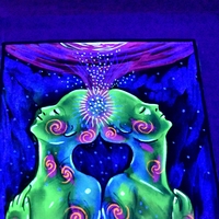 Hanmade UV LED Painting 