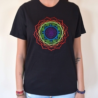 Shree Yantra Embroidery T-shirt