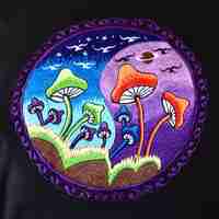 Fairy Yin and Yang Embroidery T-shirt