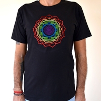 Shree Yantra Embroidery T-shirt