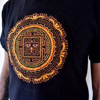Eyes of Buddha (handmade embroidery T-shirt)