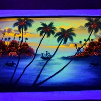 Hanmade UV LED Painting 