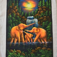 Hanmade UV LED Painting 