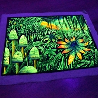 Handmade UV LED Painting 