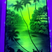 Hanmade UV LED Painting 