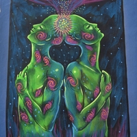 Hanmade UV LED Painting 