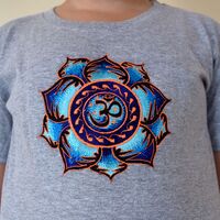 Lotus with OM T-shirt for Kids